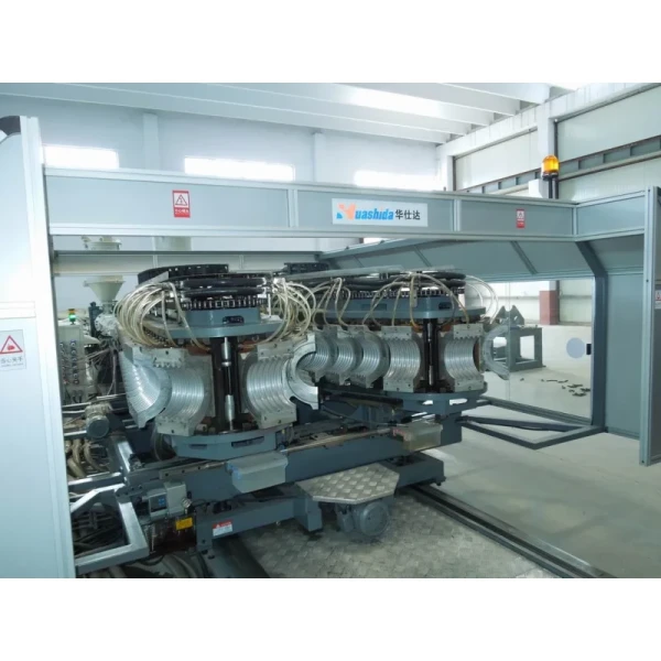 Automatic HDPE PP Double Wall Corrugated Pipe Production Line