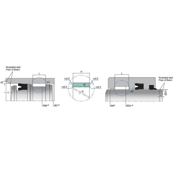 Low Swelling Hydraulic Guide Ring Composite Guiding Elements For Presses