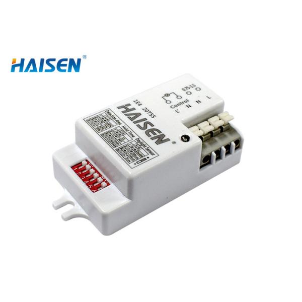 IP20 6m High Microwave Sensor Light On Off Sensor Max 400W Switching Capacity