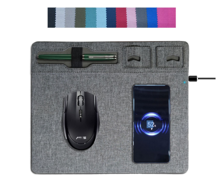 image GRS Certified RPET Wireless Charging Mouse Pad