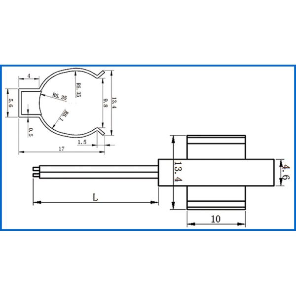 Clip On Fixed NTC Temperature Sensor 5k 3380 For Pipe Surface Measurement