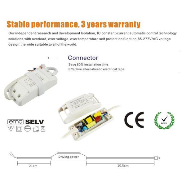 high power 60W dimmable led down light Rectangular downlight Square down light led trunk light with 5730 AC220 AC110V