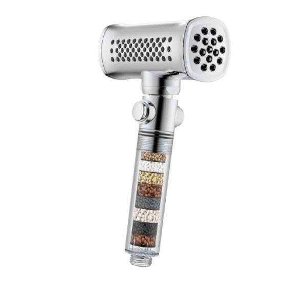 Buy Sleek And Modern Handheld Shower Head With Transparent Handle Luxurious Shower at wholesale prices