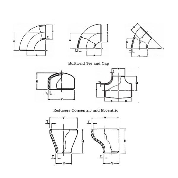  Dimension Table Of Stainless Steel 316 Pipe Fittings