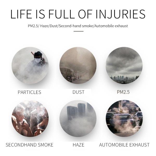 4 Ply Meltblown Disposable KN90 Particulate Filtering Mask