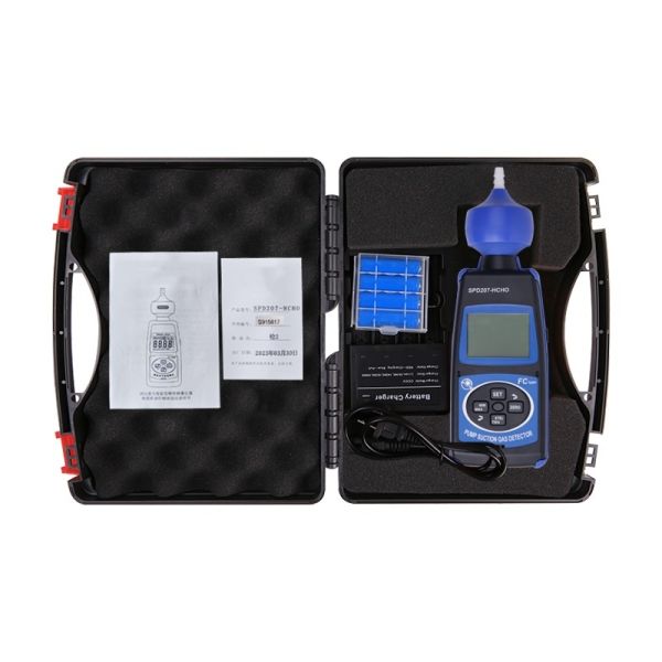 SPD207- HCHO Portable Pump Suction Formaldehyde Detector with 0~4.00ppm Measuring Range and ±10% Accuracy for Environmental Monitoring
