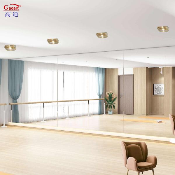 Customizable Large Glass Panels Unbreakable Wall Mirror For Wall Clear Mirror Color