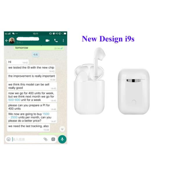 TWS Mini In Ear Bluetooth Headphones , Sports Sweatproof Wireless Stereo Earphone With Touch Control
