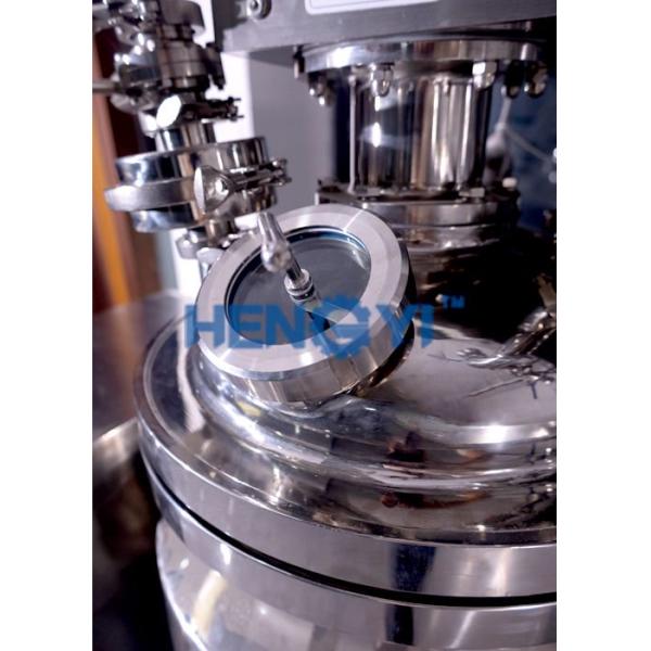 Hydraulic Lifting Vacuum Emulsifier Mixer 20L For Liquid Soap