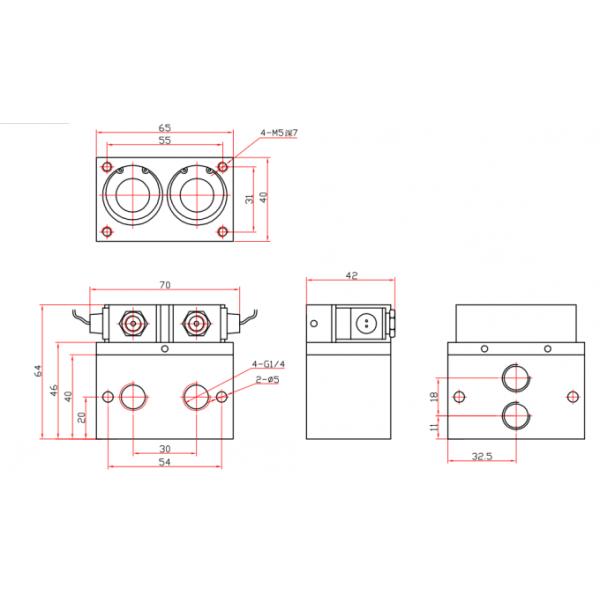Diaphragm Pneumatic Solenoid Valve MP- 08 For M...
