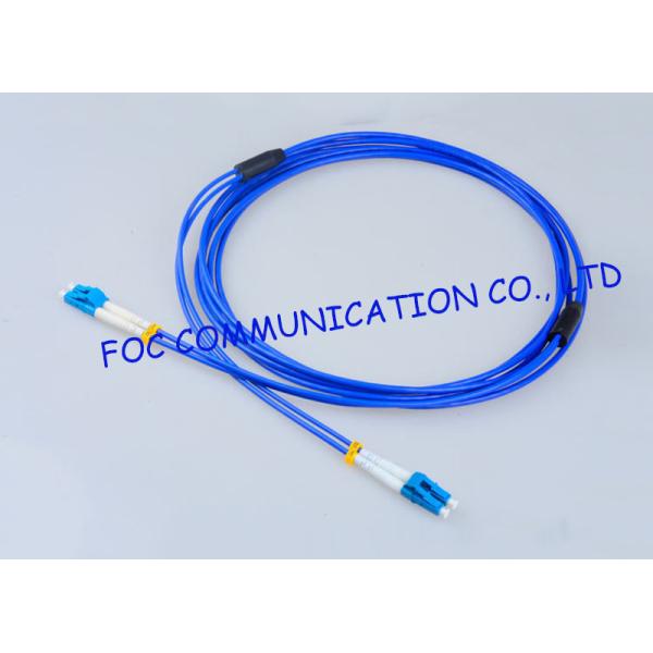 High Resistance Fiber Optic Patch Cord Armored LC - LC Duplex G.657A