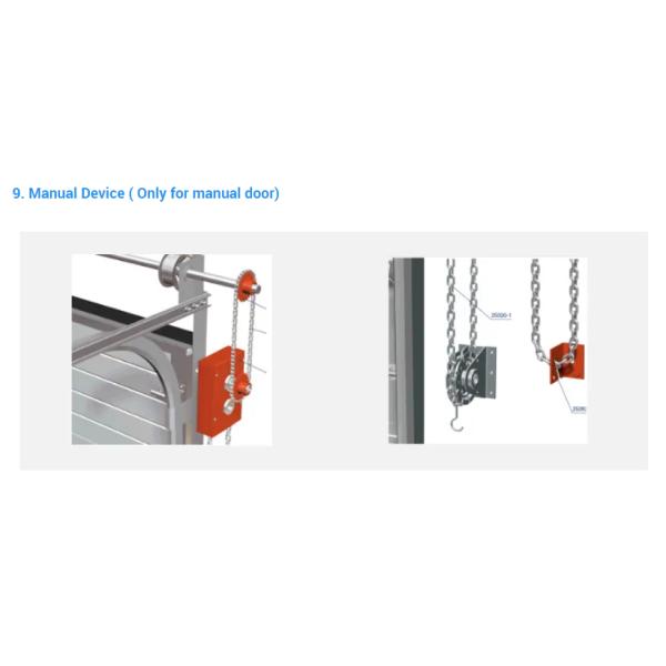 Automatic Electric Overhead Sectional Door Warehouse Thermal Insulated Metal Loading Dock
