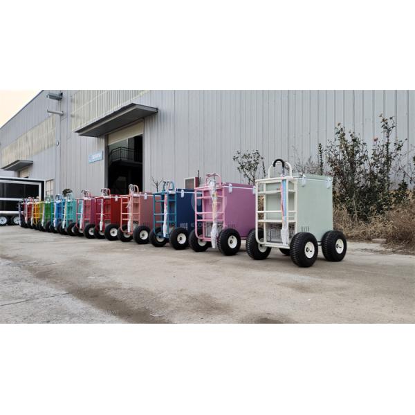 Small Display Showcase Trolley with Cooler Function Customized Trailer Cart in Any Color