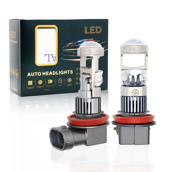Dual Function LED Projector Headlights 2000LM Mini Led Projector Lens IP67 Rating