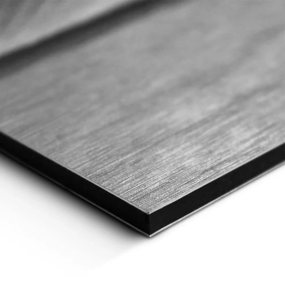 4FT X 8FT Brushed Aluminum Panel For Exterior Cladding Acp Sheet For Wall Cladding