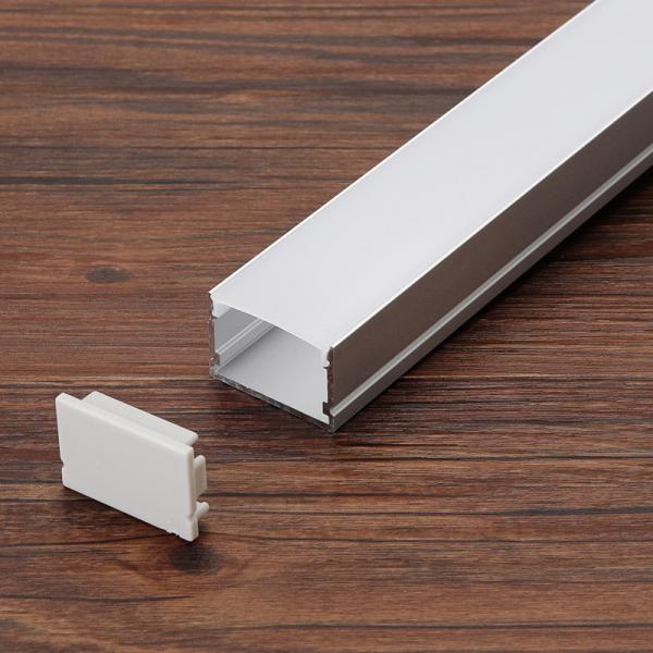 Extruded Polished Industrial Extrusions Aluminum LED Profiles 1.8m