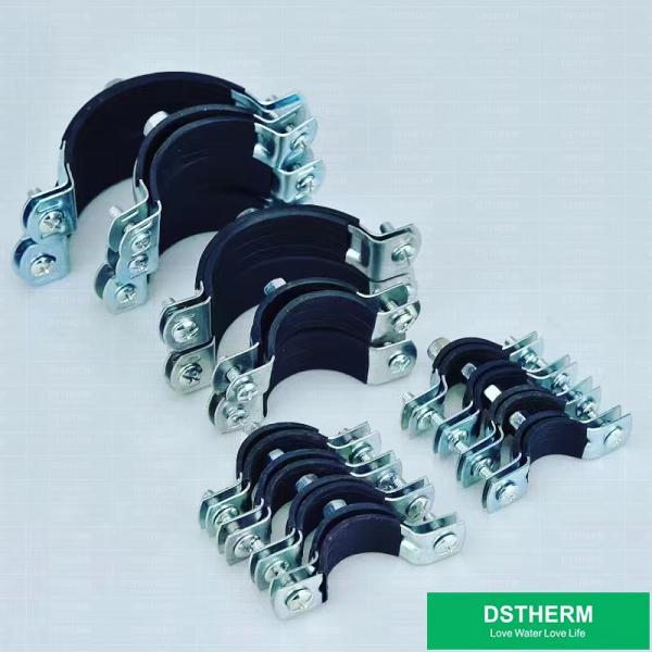 Casting PPR Pipe Fittings Metal Pipe Clamp Corrosion Resistant