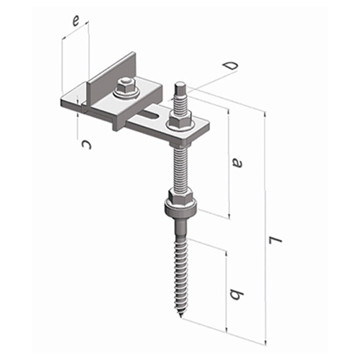 Innovative Customized Silver Unique Clamp Solar Rooftop PV Mounting Systems Brackets Solar Roof Mount Kits