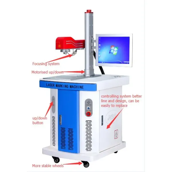 20W Fiber Laser Marking Machine with Raycus Laser Source