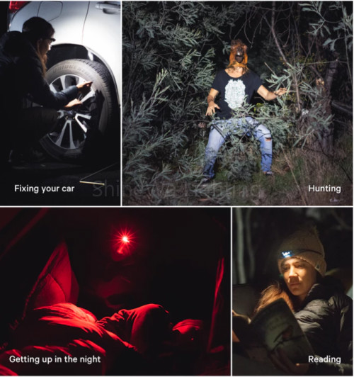 IP66 Waterproof Battery Powered Led Headlamp Long Beam Distance 2 Hours Runtime