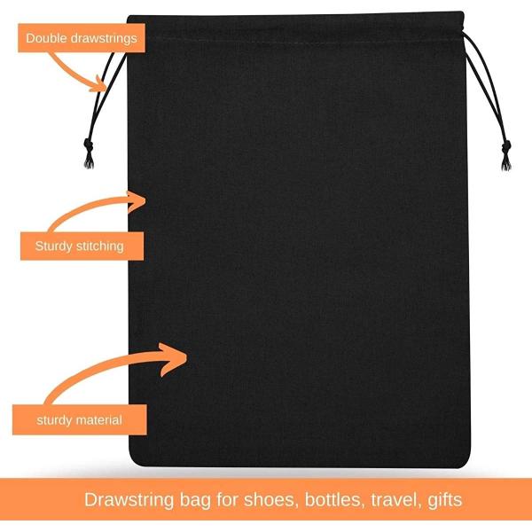 Lager capacity Durable lLightweight Cotton Blend Drawstring Bags