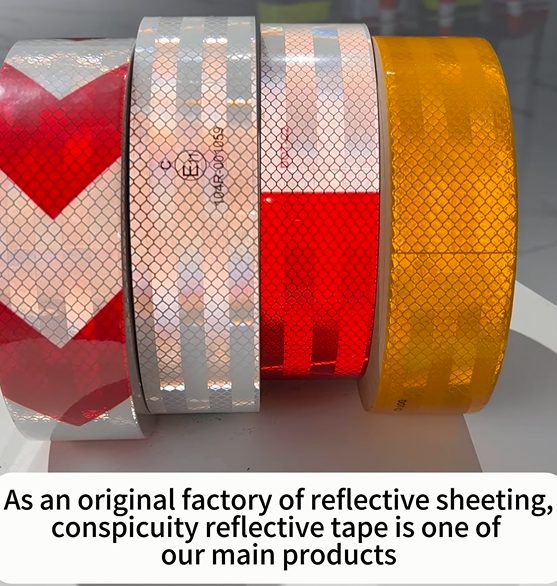 ECE 104R Reflective Tape with Micro Prismatic Technology, and ECE 104R Compliance for Fleet Safety