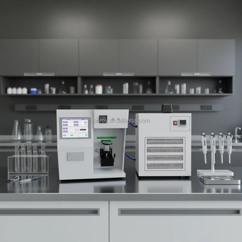 ASTM D5293 Apparent Viscosity Analyzer Engine Oil Apparent Viscosity Tester Color LCD Touch Screen Apparent Petroleum Te