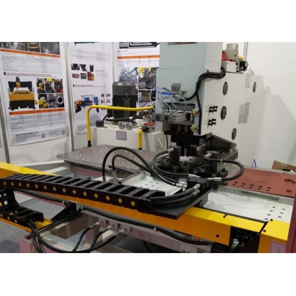 1500*800mm Max. Workpiece Size Cnc Plate Punching Machine For Steel Tower Manufacturing