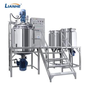 China 500L Fixed Type Vacuum Emulsifier Mixer SUS304 Frame For Cosmetic Cream on sale
