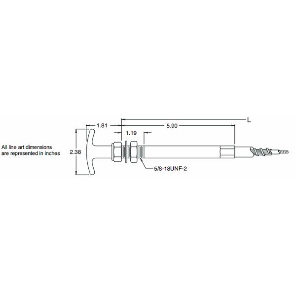 Twist Lock Push-Pull Control Head