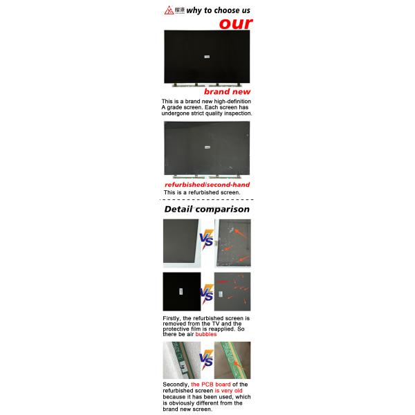 CSOT 75 Inch Lcd Panel ST7461D04-1 Display Panel For TV Replacement Open Cell Spare Part