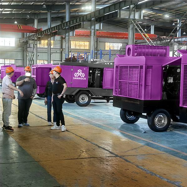 High Efficiency Screw Air Compressor 15bar Mining Rotary Screw Air Compressor Machine