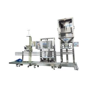 Quality Vacuumed 25kg Semi Automatic Granule Filling Machine 3-8 Bags/Min for sale