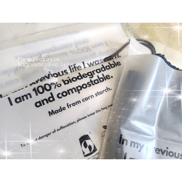 PLA Biodegradable Corn Starch Compostable LDPE k Bag, Environmentally friendly, recyclable, reusable, reclosable