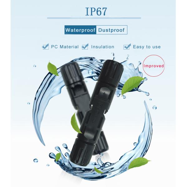 TUV 30A Polycarbon Solar PV Cable Connector for solar panel