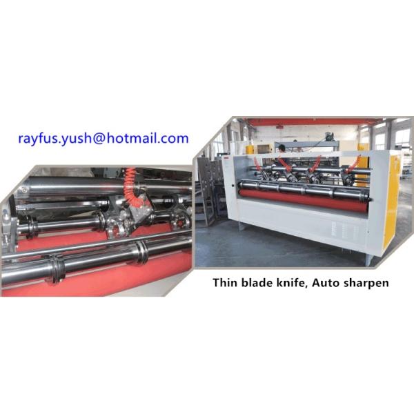 High Efficient Slitter Scorer Machine Pre Crease Thin Blade Auto Sharpen