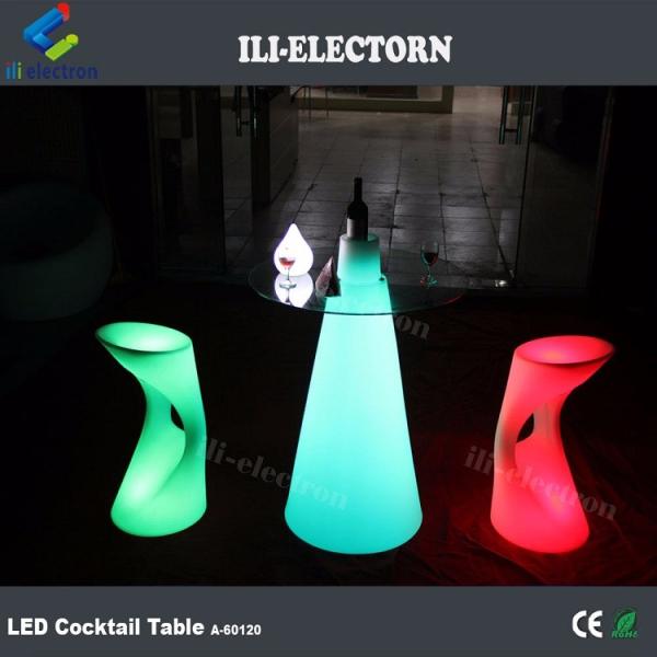 Glowing bar tables led cocktail table
