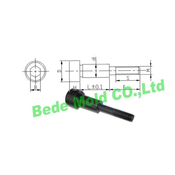 Limit Discharge Bolt / Stopper Bolts Plastic Mold Components φ10~φ25 Size
