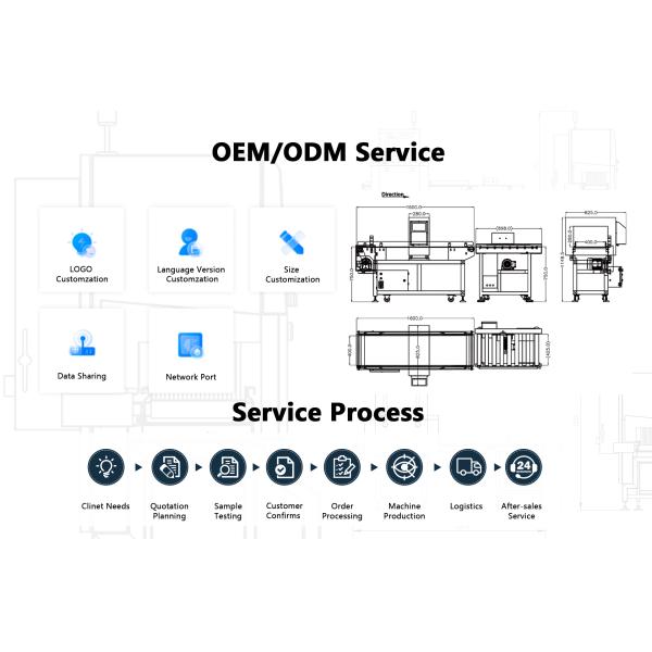 Probiotics Tablet Candy Snack Factory Missing Piece Detection Automatic Rejection X-Ray Full Metal Detection Machine