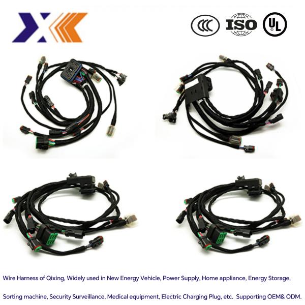 Customized Voltage and All Colors Construction Machinery Parts Engine Test Wiring Harness