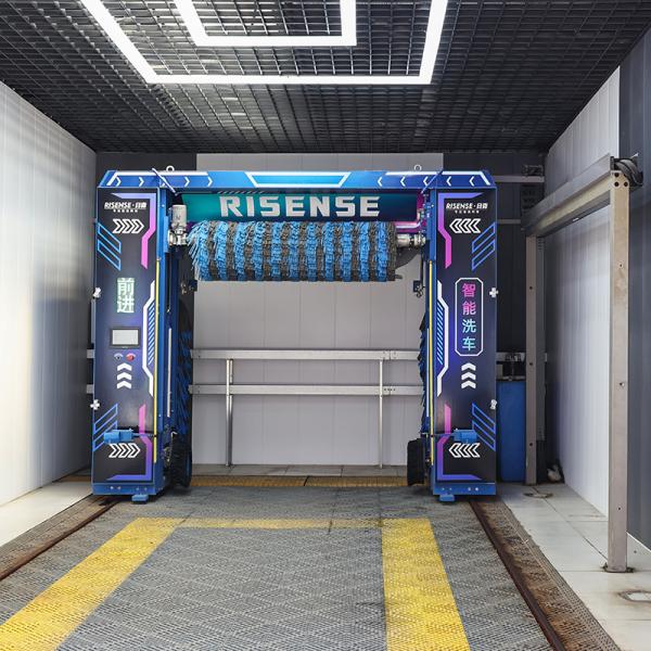 Risense CE Approved 5 Brushes Full Automatic Rollover Car Wash Machine with air Dryer and Wheel Brushes(CF-360)