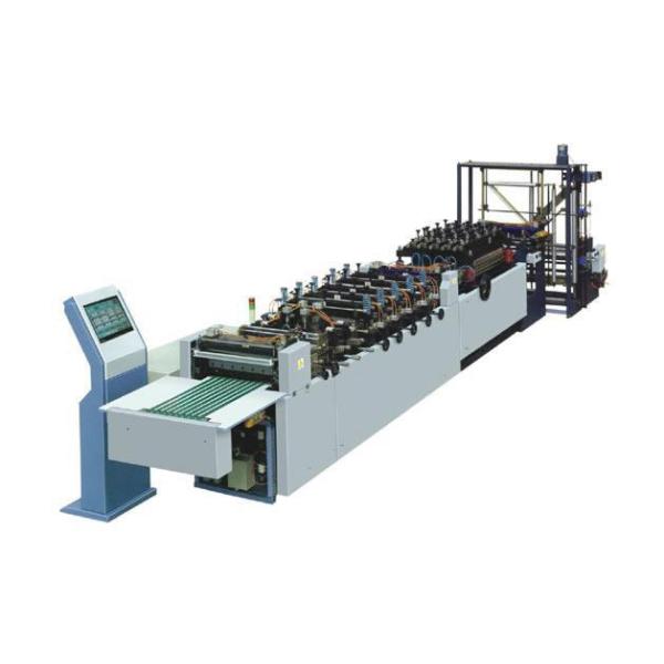 25Kw Four Side Edge Sealing Bag Making Machine 160 Section / Min PLC Control