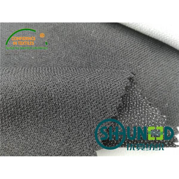 100% Polyester Fusible Twill Woven Interlining Fabric With Double Dot