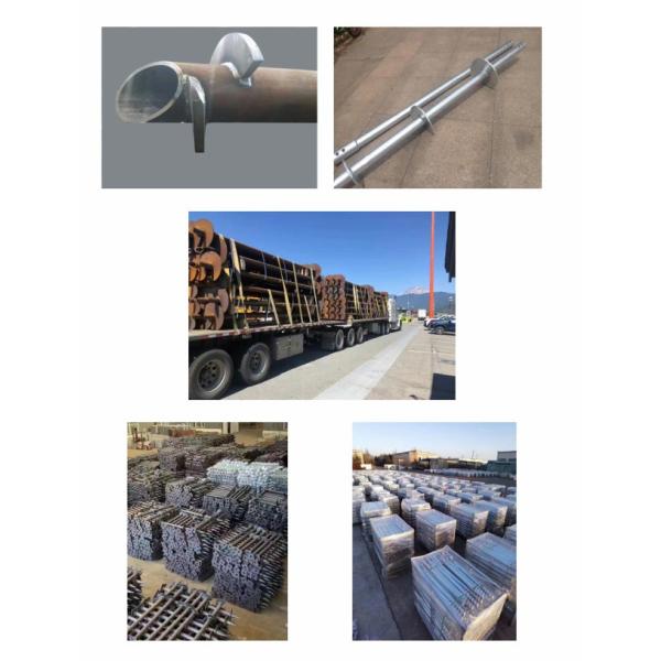Hot DIP Galvanized Helical Anchors Piles Screw Piles