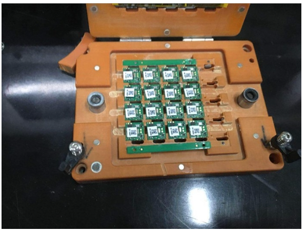 PCBA Router Machine side view highlighting spindle and dust collection system
