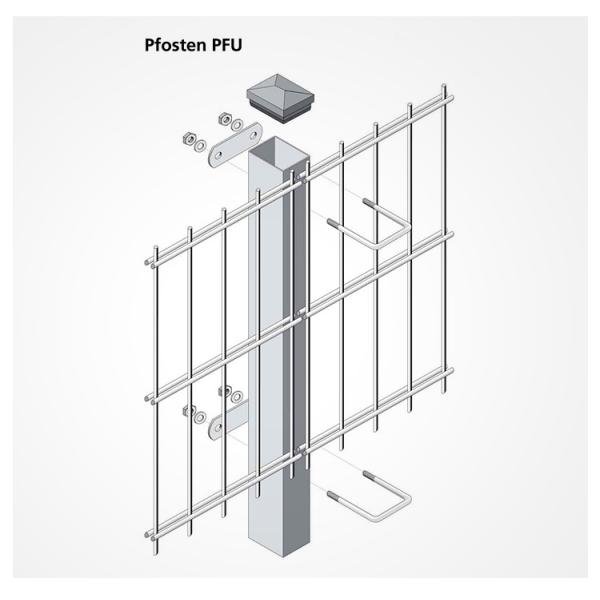 Double beam Mesh Fence 868 Twin Wire Rigid Mesh Panels