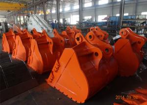 China V Shaped Kubota Excavator Bucket Ditch Cleaning Durable With Side Protective Plate on sale