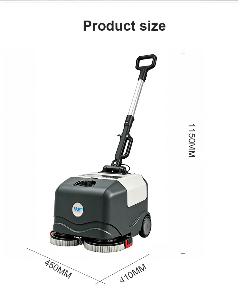 T3 commercial floor scrubber application