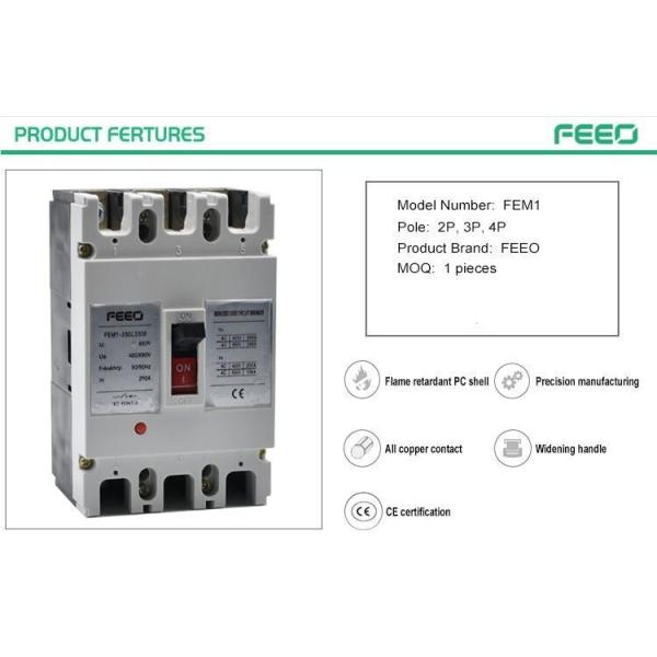 Over Current Protection AC400V 63A MCCB Circuit Breaker
