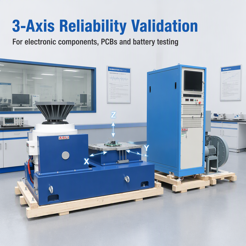 3 Axis High Frequency Vibration Tester - Scene View